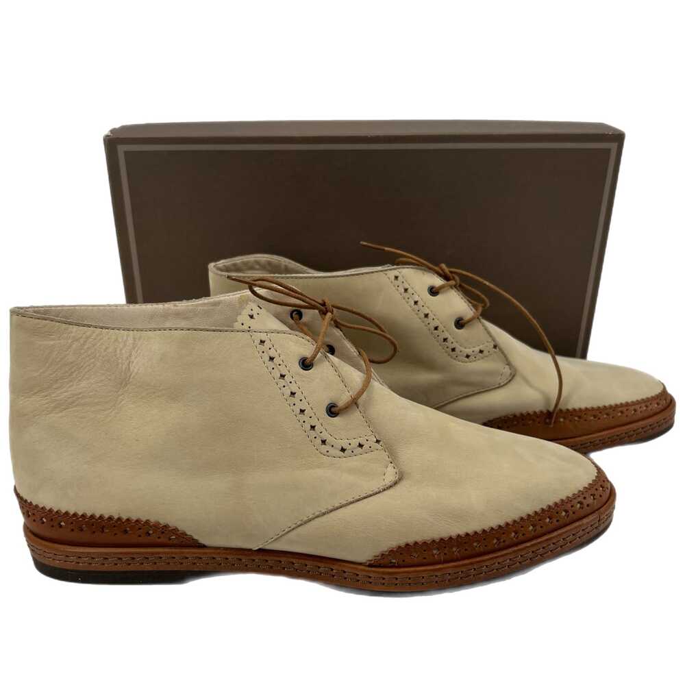Zamagni Beige Ankle Boots | Mens 38.5EU